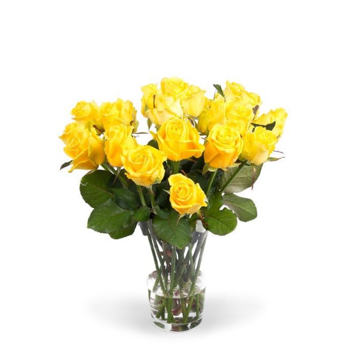 Gele rozen online bestellen en bezorgen | Wie verras
