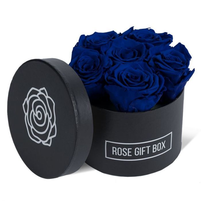 Mam passen Destructief Luxe langhoudbare donkerblauwe rozen bestellen en bezorgen als Cadeau?